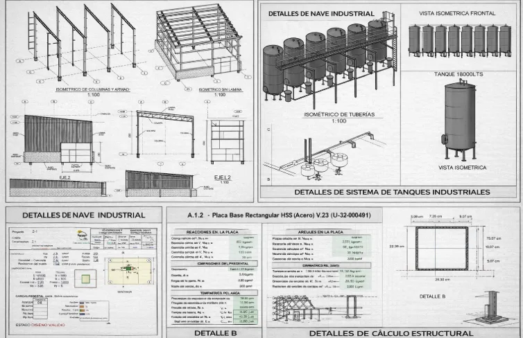 Desarrollo de Isométricos y Memorias de Cálculo