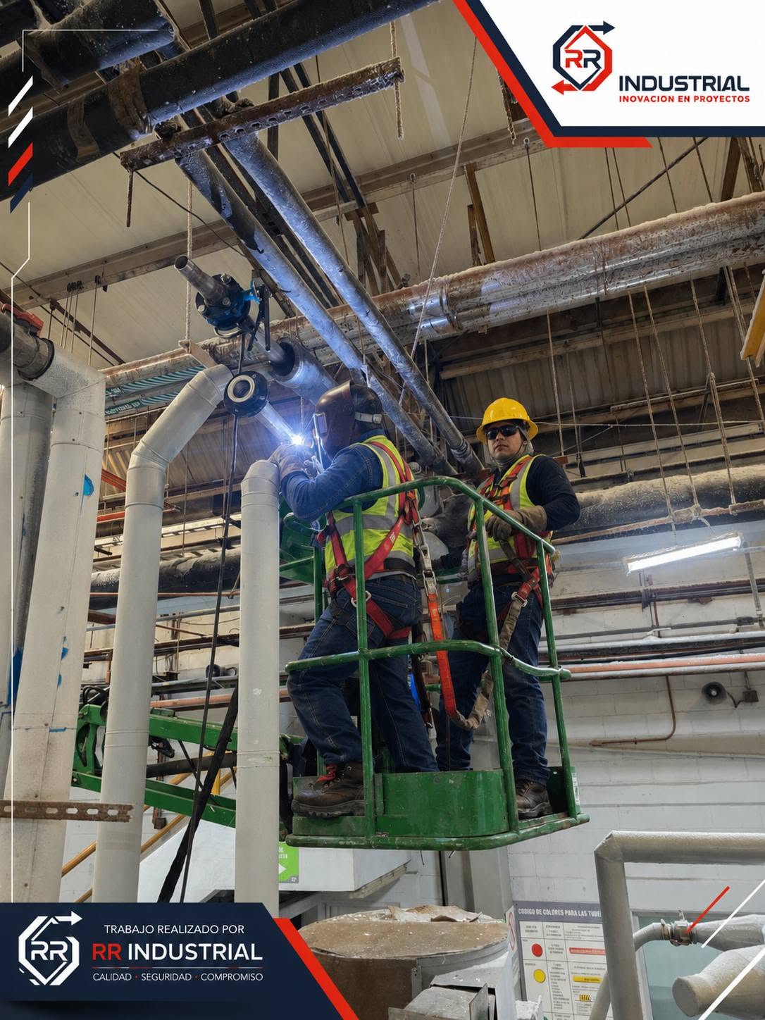 Intervención de Líneas de Proceso con Soldadura TIG